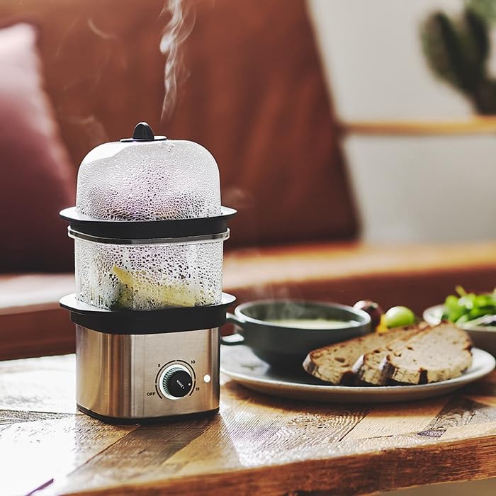 Amazon｜蒸し器 電気 電動 フードスチーマー 蒸し料理 蒸気